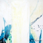 \"Überweltliches Licht\"  60 x 60 cm